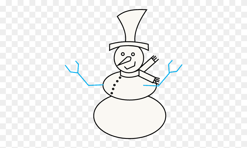 402x444 Descargar Png / Muñeco De Nieve De Dibujos Animados Hd Png