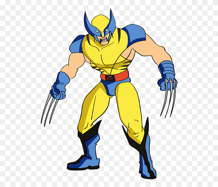 528x661 How To Draw Wolverine From X Men Action Figure, Person, Human, Hand HD PNG Download