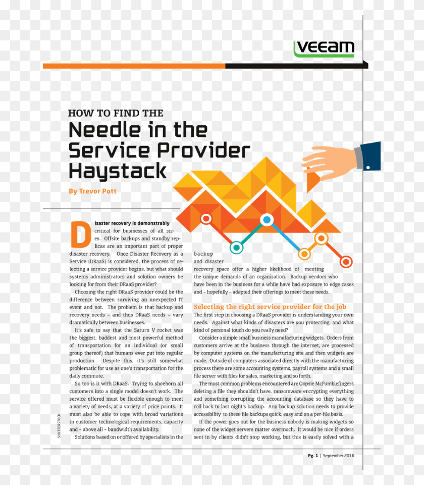 669x900 How To Find The Needle In The Service Provider Haystack Veeam Software, Poster, Advertisement, Flyer HD PNG Download