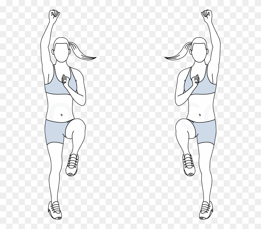 583x677 How To Get 6 Pack Abs Women 6 Pack Abs Women Girls Illustration, Person, Shorts, Clothing HD PNG Download