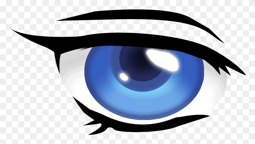 1680x894 How To Get Anime Eyes Blue Anime Eyes, Clam, Seashell, Invertebrate HD PNG Download