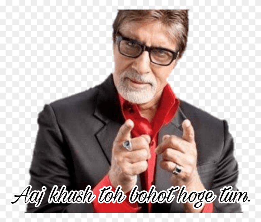 1288x1081 How To Make Whatsapp Stickers Amitabh Bachchan, Person, Human, Face HD PNG Download