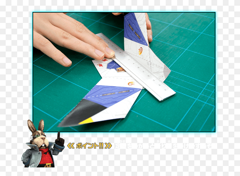 694x555 How To Make Your Own Origami Arwing Origami, Person, Human, Face HD PNG Download