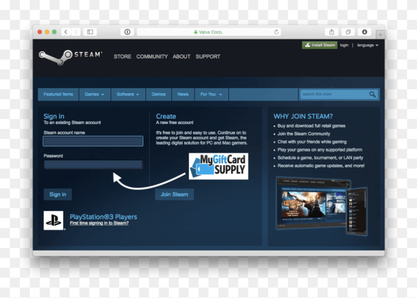 789x548 How To Redeem Steam Card Step Steam Create Account Screen, File, Tablet Computer, Computer HD PNG Download