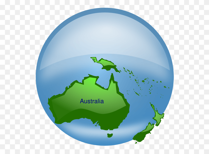 586x559 How To Set Use Australia On Globe Svg Vector Globe Clipart, Outer Space, Astronomy, Universe HD PNG Download