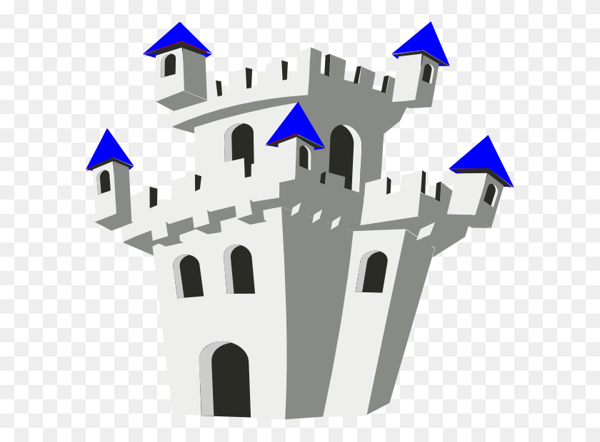 600x560 How To Set Use Blue Castle Svg Vector, Statue, Sculpture HD PNG Download
