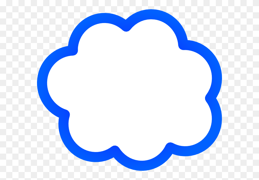 600x526 How To Set Use Blue Cloud Bubble Svg Vector, Heart, Pillow, Cushion Descargar Hd Png