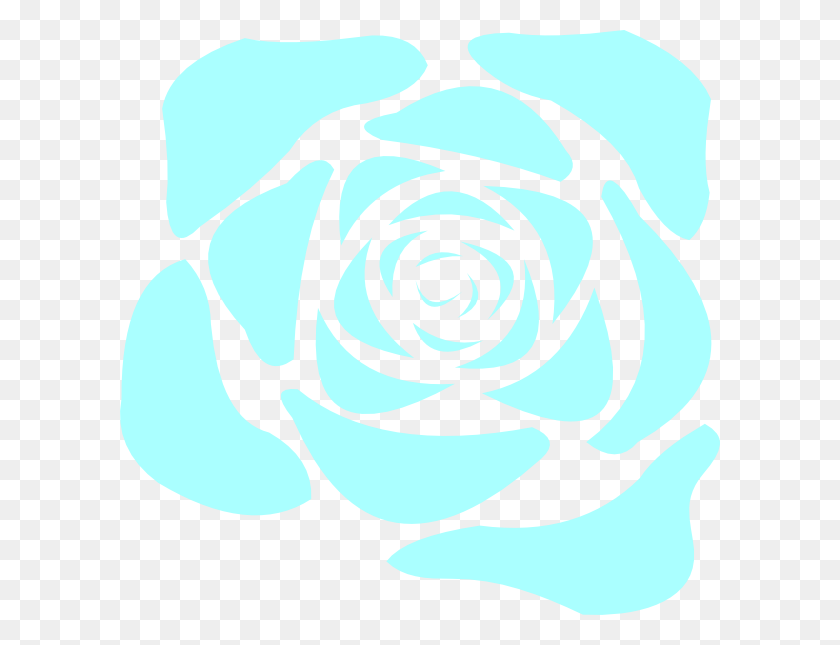 600x585 How To Set Use Blue Rose Flower Svg Vector, Spiral, Graphics HD PNG Download