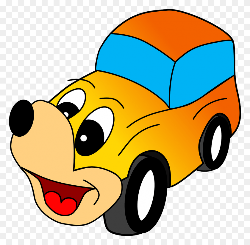 How To Set Use Comic Yellow Car Svg Vector, Vehicle, Transportation, Automobile HD PNG Download
