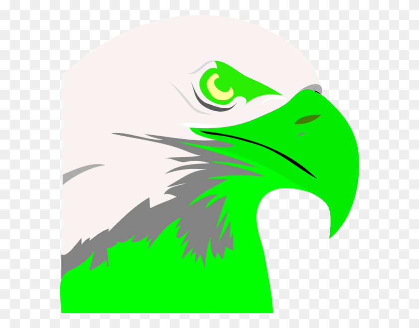 600x598 How To Set Use Florescent Green Eagle Svg Vector, Bird, Animal, Bald Eagle HD PNG Download