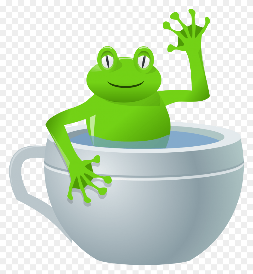 2196x2400 How To Set Use Frog In Tea Cup Svg Vector, Amphibian, Wildlife, Animal HD PNG Download