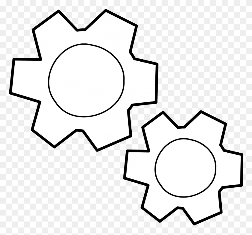 900x837 How To Set Use Gears Svg Vector, Machine, Gear, Cross HD PNG Download