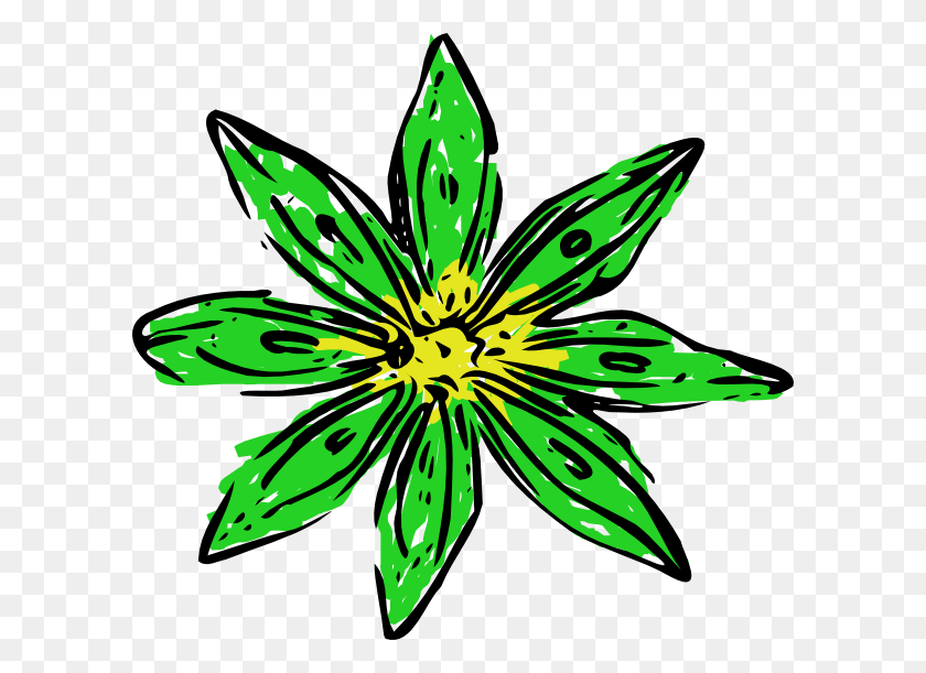 600x551 How To Set Use Green Yellow Flower Icon Green And Yellow Flower, Plant, Leaf, Potted Plant Descargar Hd Png