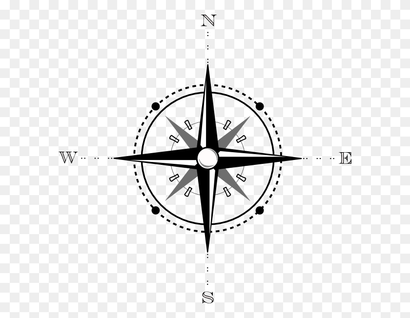 600x592 How To Set Use Map Compass Clipart Compass Clip Art, Chandelier, Lamp, Compass Math HD PNG Download