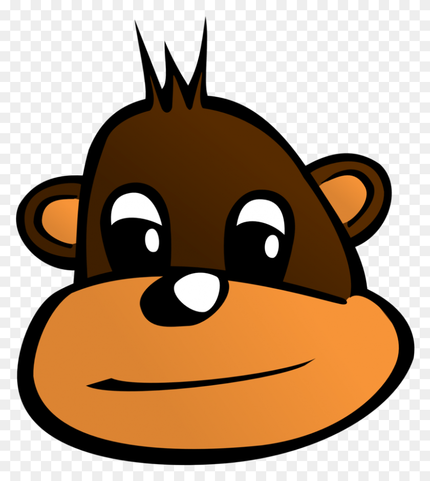 804x907 How To Set Use Monkey Head Icon, Label, Text, Sticker HD PNG Download