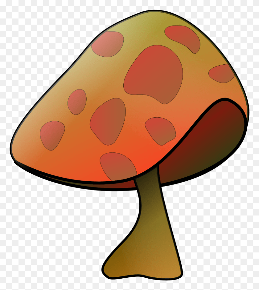 784x887 How To Set Use Mushroom Svg Vector, Plant, Agaric, Fungus HD PNG Download