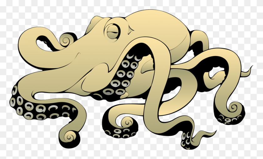 900x517 How To Set Use Octopus 01 Svg Vector, Animal, Sea Life, Invertebrate HD PNG Download