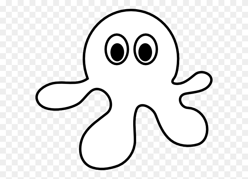 600x546 How To Set Use Octopus Outline Svg Vector, Stencil, Plush, Toy HD PNG Download