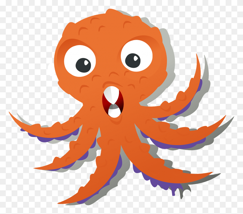1280x1120 How To Set Use Octopus Svg Vector, Animal, Sea Life, Outdoors HD PNG Download
