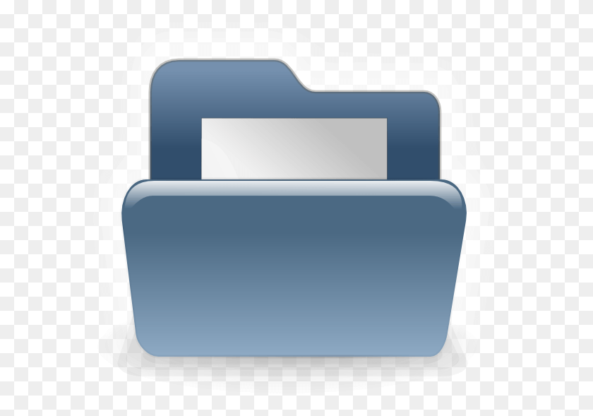 578x529 Как Установить Использование Open Blue Folder Svg Vector, Cushion, Machine, File Hd Png Download