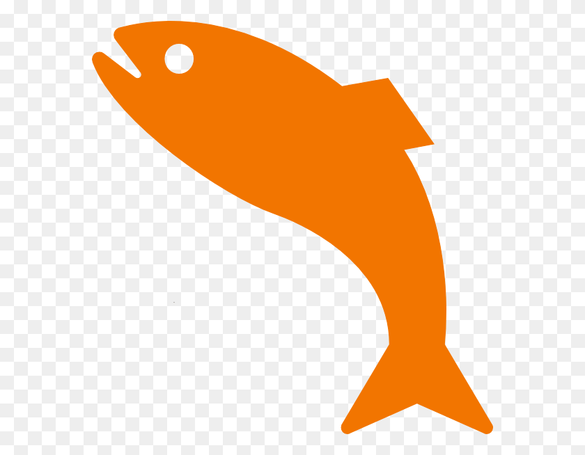 576x594 How To Set Use Orange Jumping Fish Svg Vector, Animal, Monitor, Screen Descargar Hd Png