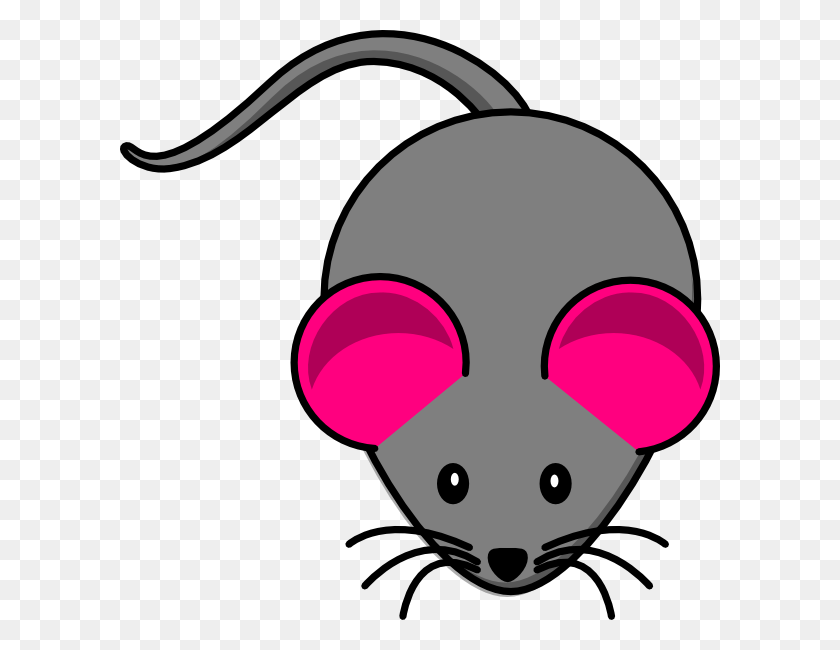 600x590 How To Set Use Pink Ear Gray Mouse Icon, Rodent, Mammal, Animal HD PNG Download