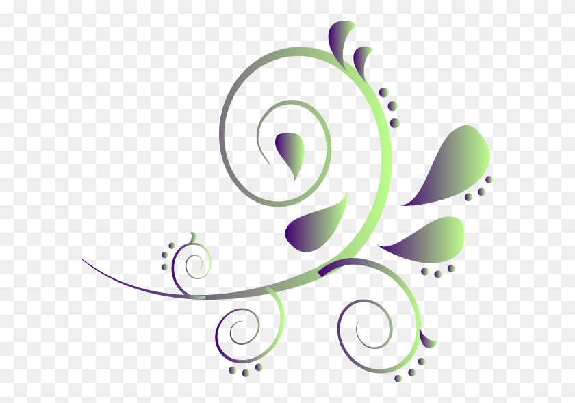 600x529 How To Set Use Purple To Green Paisley Icon, Graphics, Floral Design HD PNG Download
