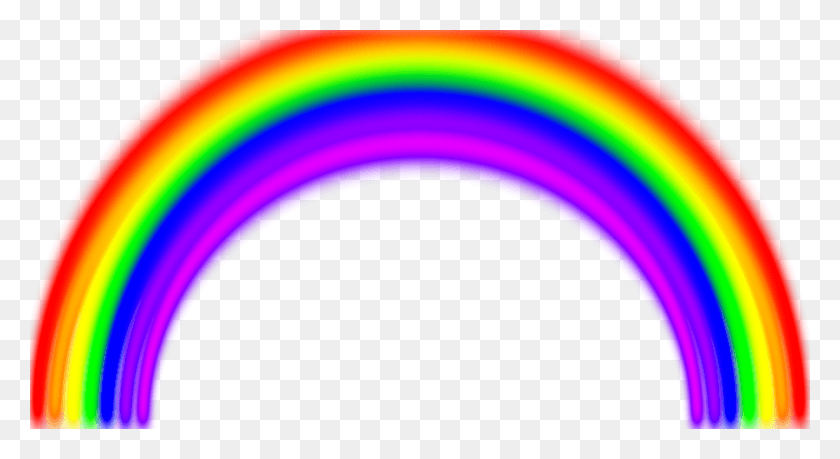 900x461 How To Set Use Simple Rainbow With Blur Icon, Nature, Outdoors, Sky Descargar Hd Png