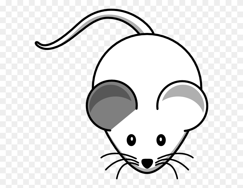 600x591 How To Set Use White Mouse Right Grey Ear Svg Vector, Mammal, Animal, Electronics HD PNG Download