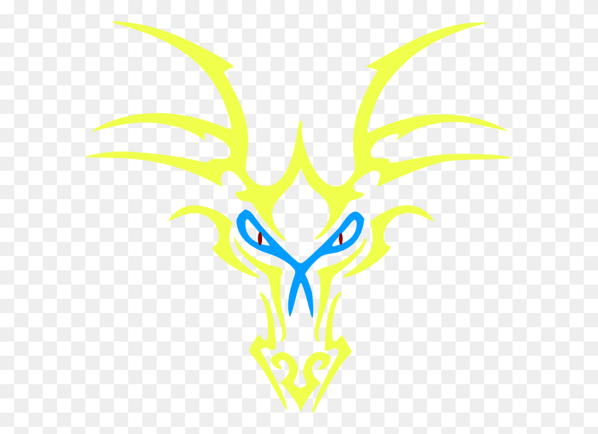 600x550 How To Set Use Yellow Dragon Icon Svg Vector Tribal Dragon, Light, Flare, Symbol HD PNG Download