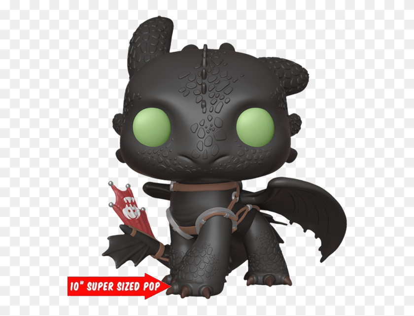 571x581 How To Train Your Dragon The Hidden World Funko Pop Toothless 10 Inch, Toy, Figurine, Ninja HD PNG Download