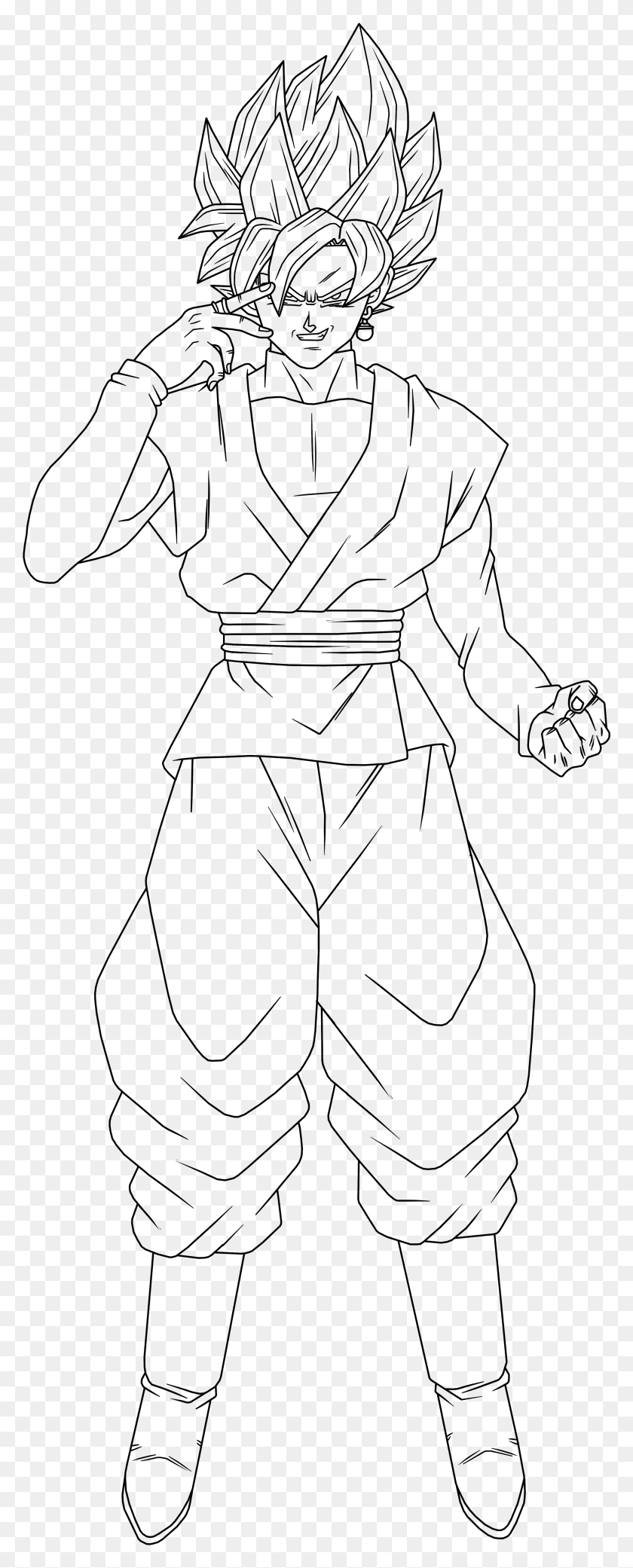 2751x7131 How To Turn Black And White Image Into Transparent Dibujos De Black Goku Para Colorear, Gray, World Of Warcraft HD PNG Download