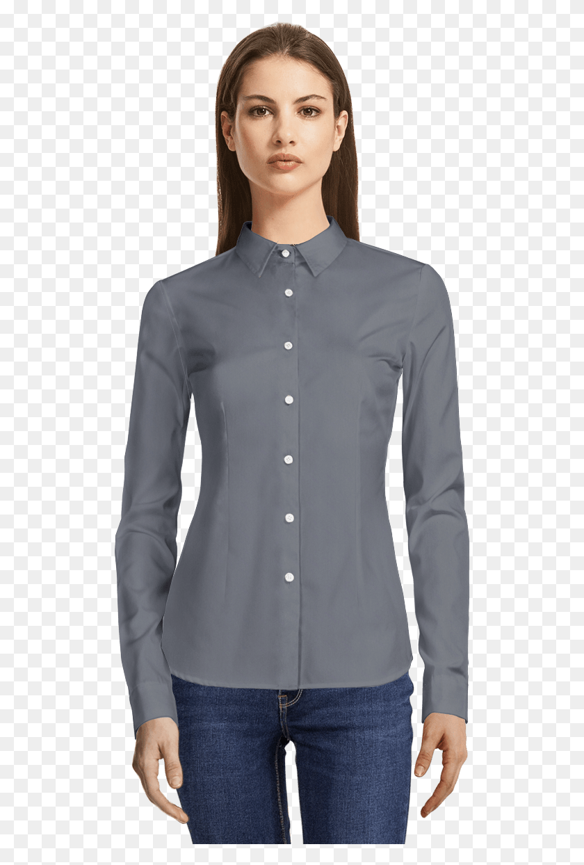 513x1184 How To Wear Womens Button Down Shirts Double Breasted Red Blazer, Clothing, Apparel, Shirt HD PNG Download