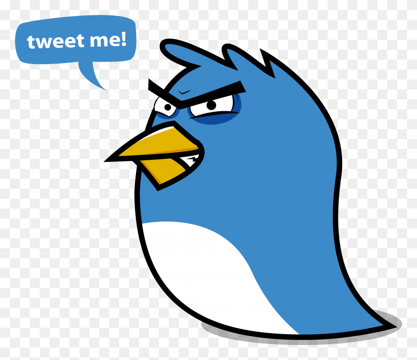 3921x3347 Очень Интересно То, Как Twitter Описан И Используется, Angry Birds Bird, Животное, Angry Birds, Джей Hd Png Скачать