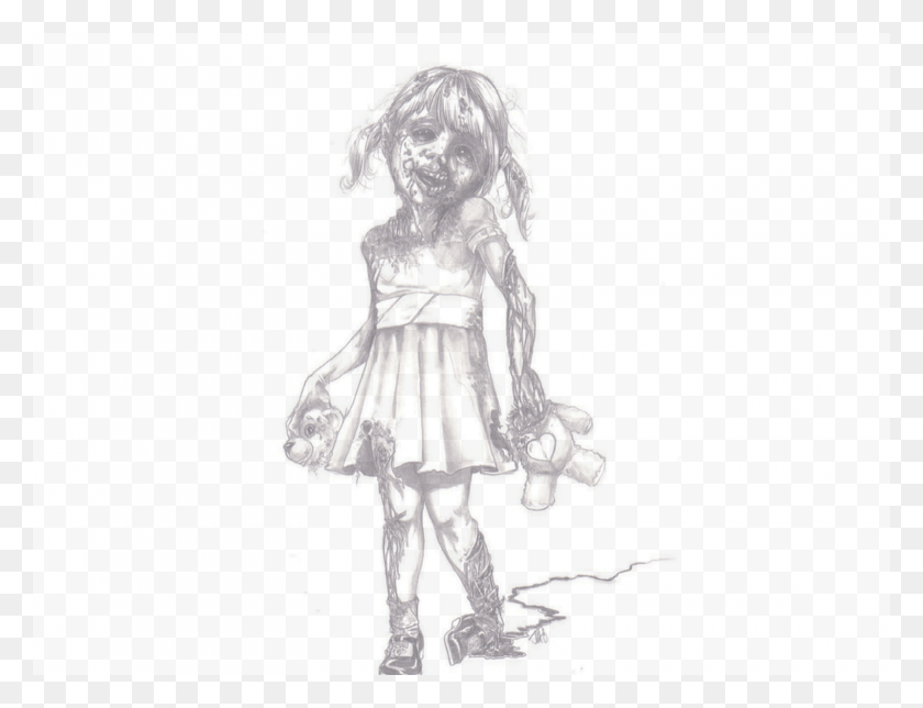 1600x1199 How Would You Color This Zombie Girl Tattoo Designs, Person HD PNG Download