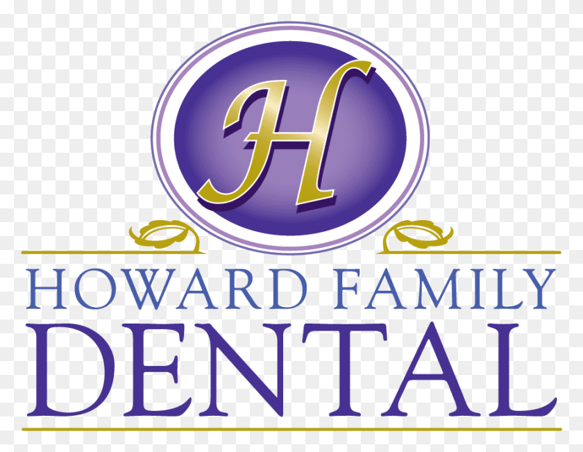 879x667 Howard Family Dental Logo Graphic Design, Symbol, Trademark, Text HD PNG Download
