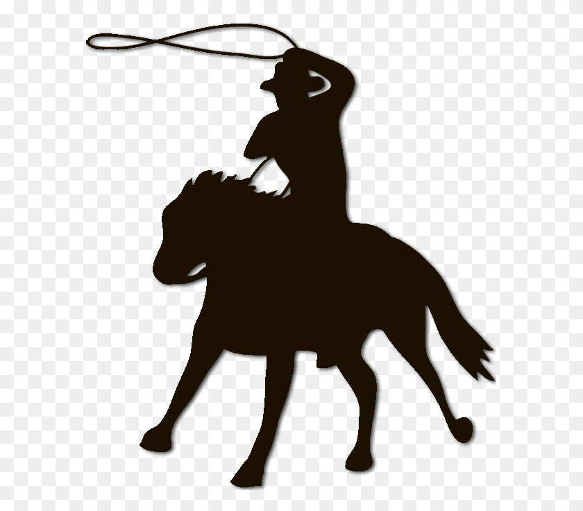 591x676 Howdy Folks Cowboy With A Lasso, Animal HD PNG Download