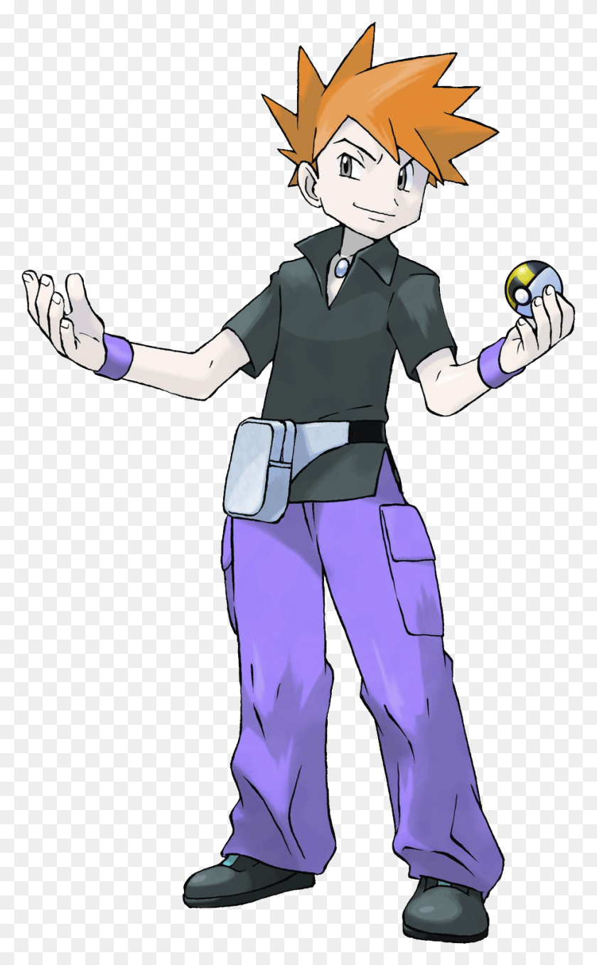 923x1537 However His Loving Grandfather Professor Oak Forgot Blue Pokemon Fire Red, Performer, Person, Human HD PNG Download