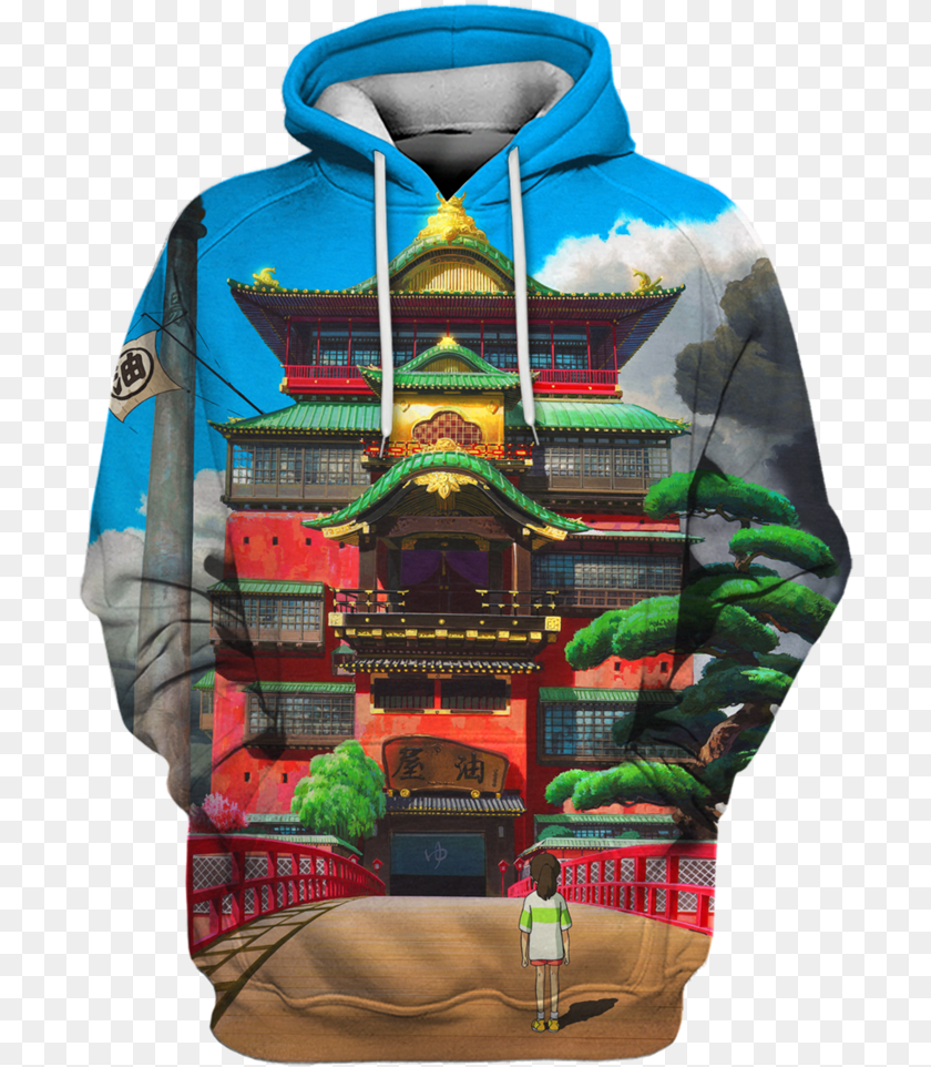 700x962 Howls Moving Castle Spirited Away Aburaya, Sweatshirt, Sweater, Knitwear, Jacket Sticker PNG