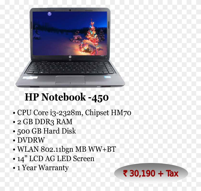 732x738 Hp 450 Netbook, Pc, Computer, Electronics HD PNG Download