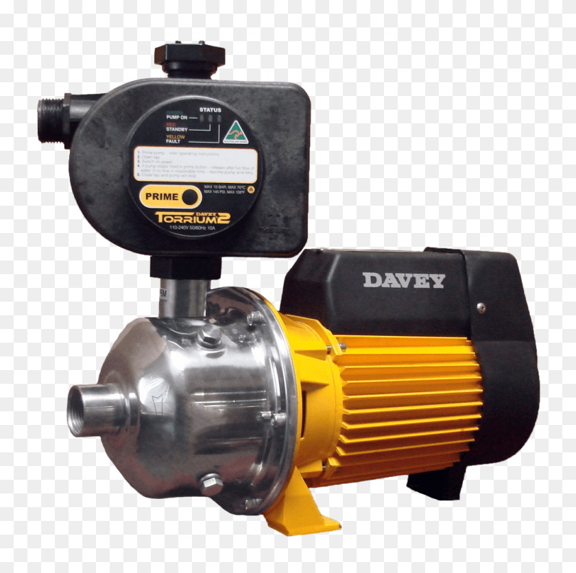 1000x995 Hp Electric Booster Pump With Automatic Torrium2 Davey Pumps, Machine, Motor, Engine HD PNG Download