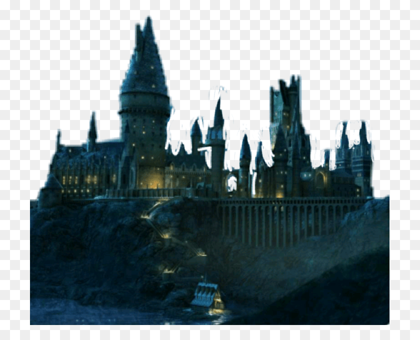 719x620 Hp Hary Potter Castle Magic Hogwarts Laughinglucy Harry Potter Hogwarts Castle, Spire, Tower, Architecture HD PNG Download
