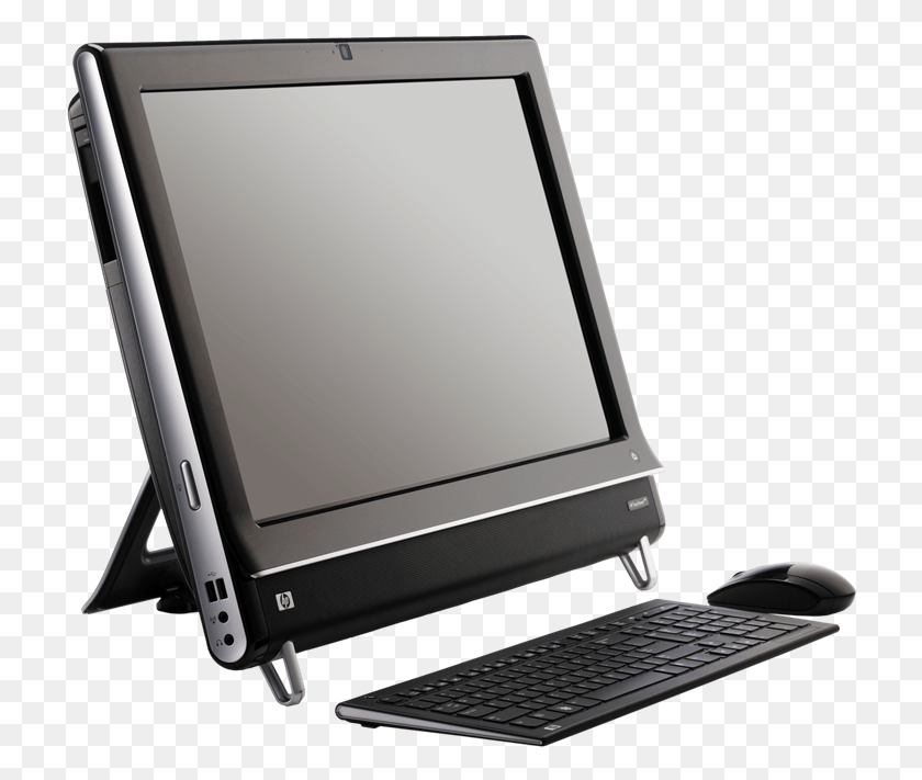 720x651 Hp Touchsmart Iq600 Fl45 Output Device, Laptop, Pc, Computer HD PNG Download
