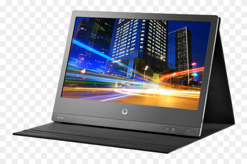 766x498 Hp U160 Usb Lcd Portable Monitor Portable Monitor For Laptop Hp, Computer, Electronics, Tablet Computer HD PNG Download