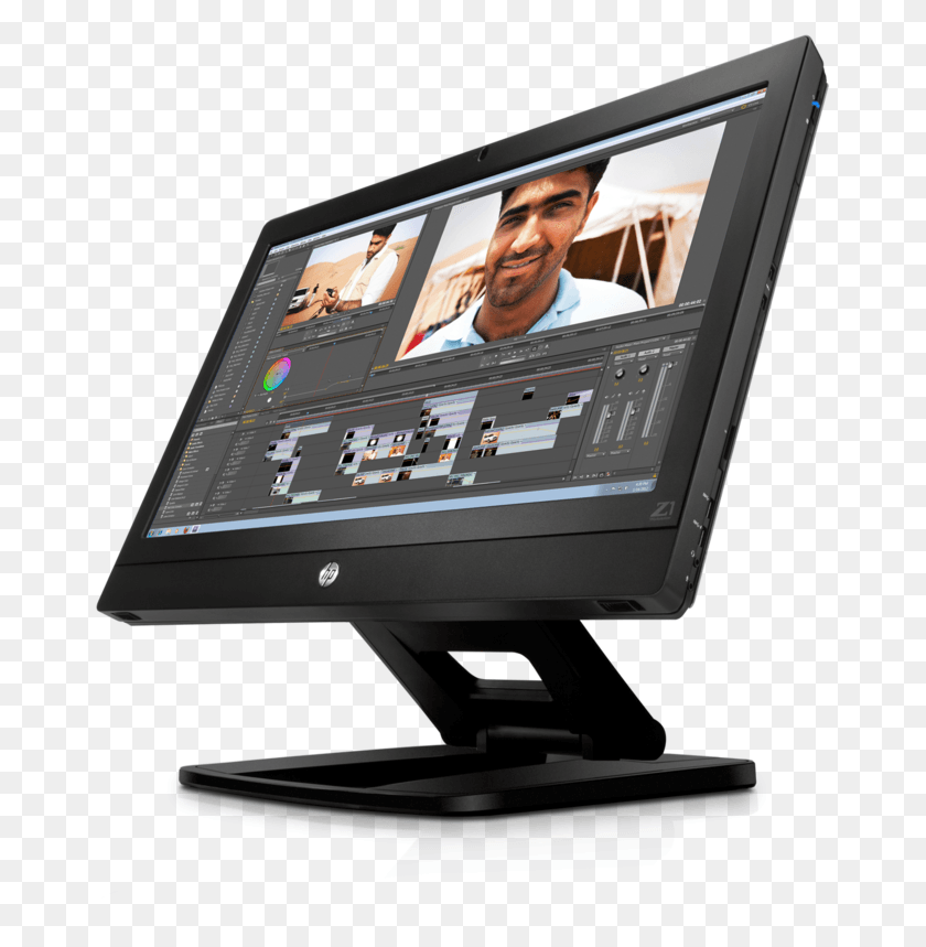 667x799 Hp Z1 G2 Workstation Hp Z1 Workstation, Person, Human, Computer HD PNG Download