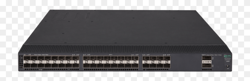 723x213 Hpe Flexfabric 5700 40xg 2qsfp Switch Center Facing, Electronics, Hardware, Router HD PNG Download
