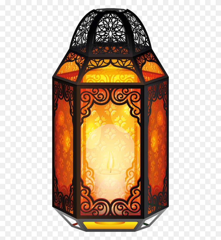 445x853 Hq Beautiful Islamic Ramadanframe Free And Vector Islamic Frames, Lantern, Lamp, Lampshade HD PNG Download