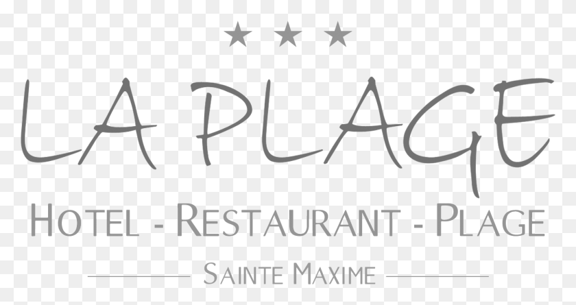 1284x635 Htel La Plage Sainte Maxime Calligraphy, Text, Symbol, Star Symbol HD PNG Download