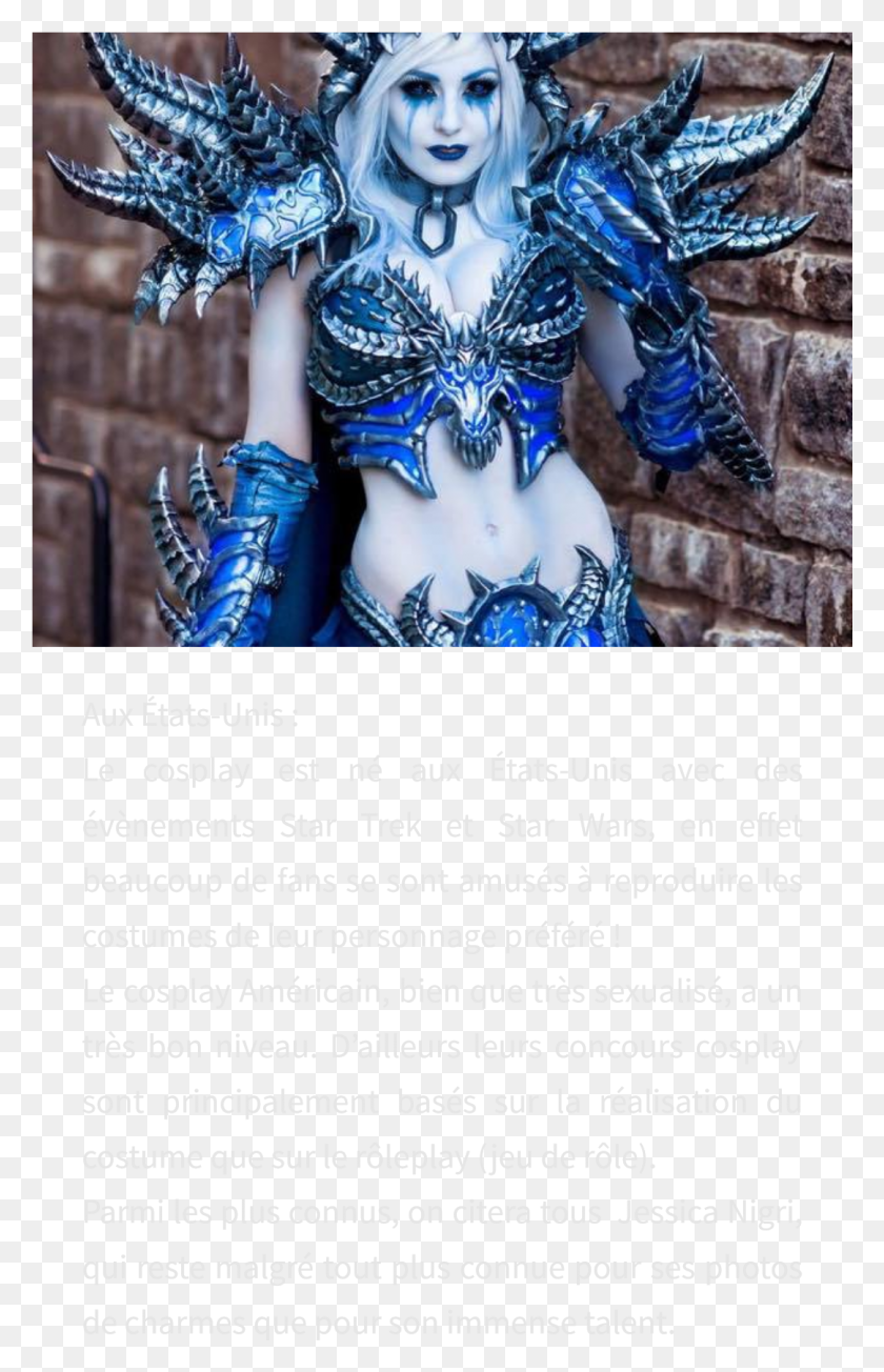 1081x1725 Http Adventuresinpoortaste Com20170221world Jessica Nigri Cosplay Sindragosa, Costume, Person, Human HD PNG Download