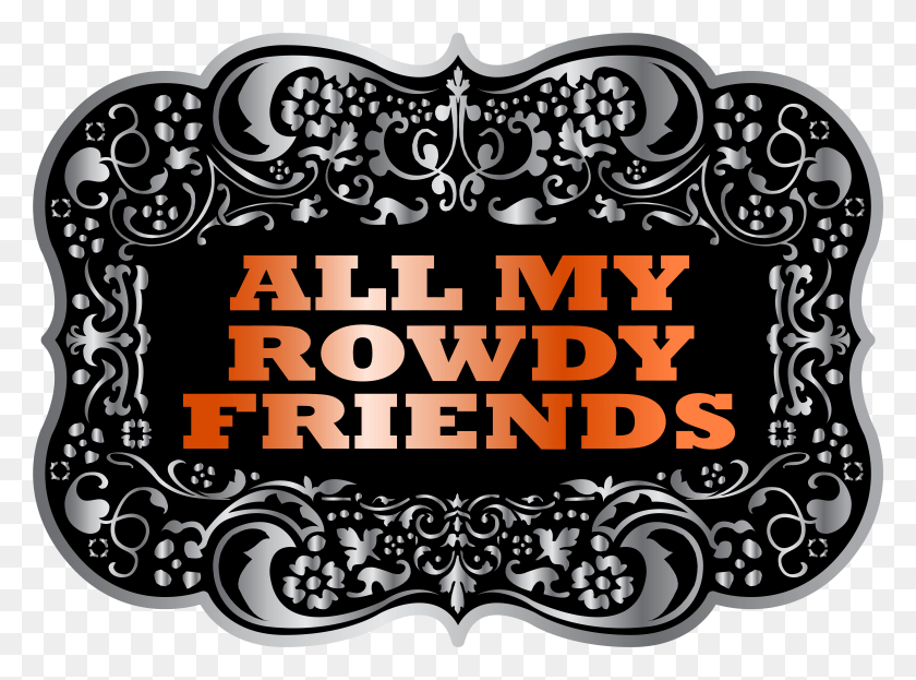 6966x5032 Http Allmyrowdyfriendstribute Pdf All My Rowdy Friends, Графика, Цветочный Дизайн Hd Png Скачать